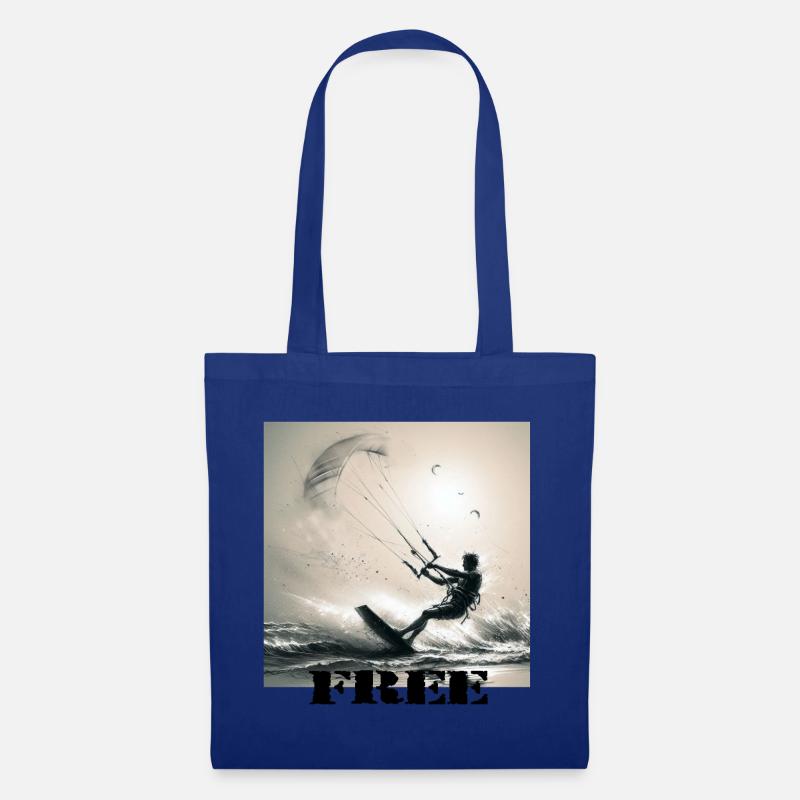 Kitesurf - Stoffbeutel - Royalblau