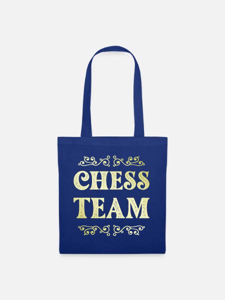 Chess Team - Stoffbeutel - Royalblau