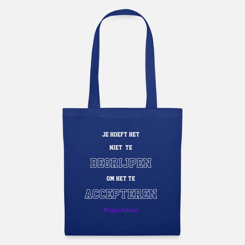 Akzeptanz von Sarkoidos - Stoffbeutel - Royalblau