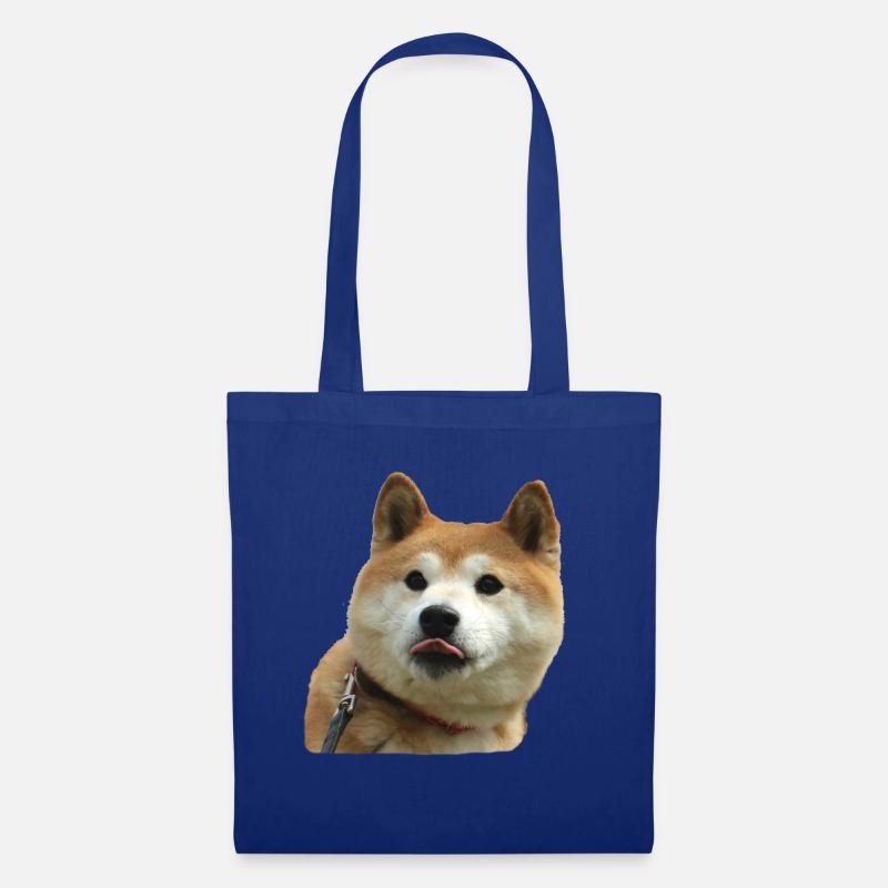 Cooles Hundemotiv Doge - Stoffbeutel - Royalblau