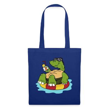 Summer tortoise turtles reptiles - Tote Bag - royal blue - Front