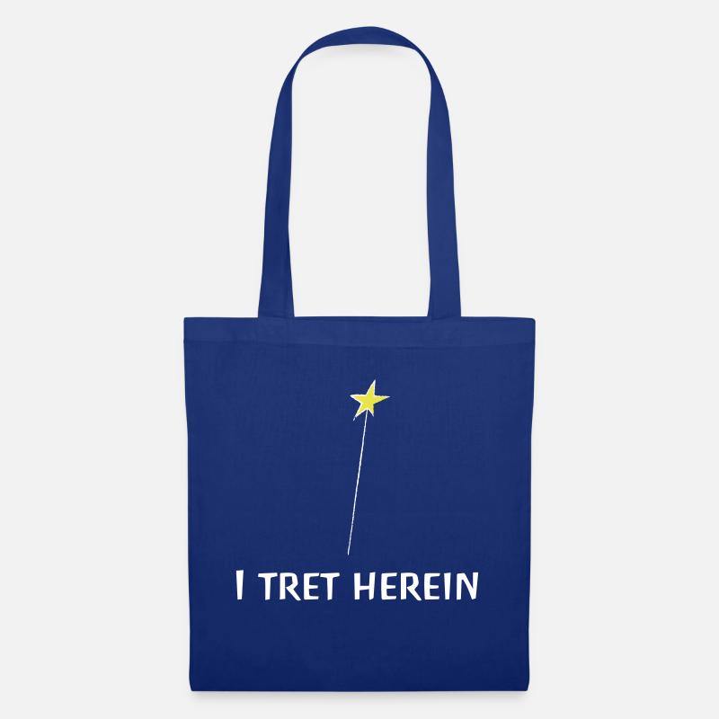 I tret herein - Stoffbeutel - Royalblau