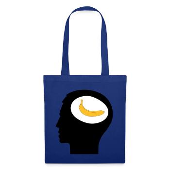 Banana Joe, Banane im Kopf - Tote Bag - royal blue - Front