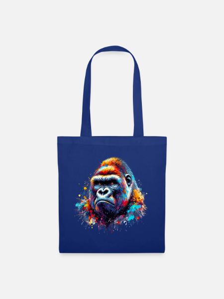 Gorilla - Stoffbeutel - Royalblau