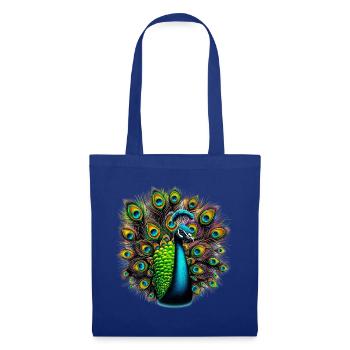 Peacock - Tote Bag - royal blue - Front