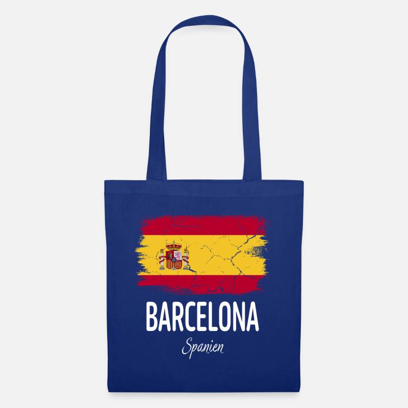 Barcelona - Stoffbeutel - Royalblau