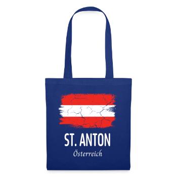 St. Anton - Stoffbeutel - Royalblau - Vorne