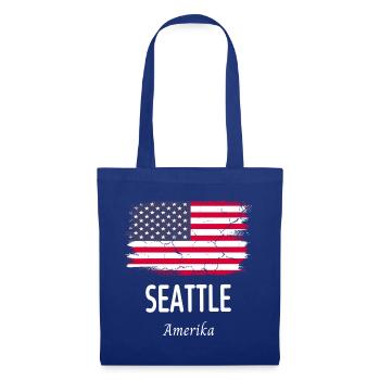 Seattle - Stoffbeutel - Royalblau - Vorne