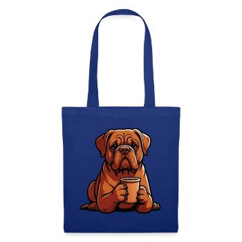 Bordeaux Dogge Bordeauxs Bordeaux Doggen besitzer - Stoffbeutel - Royalblau - Vorne