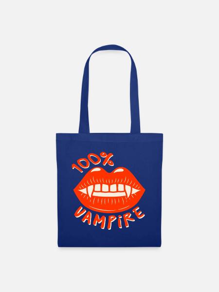 100__Vampire - Stoffbeutel - Royalblau