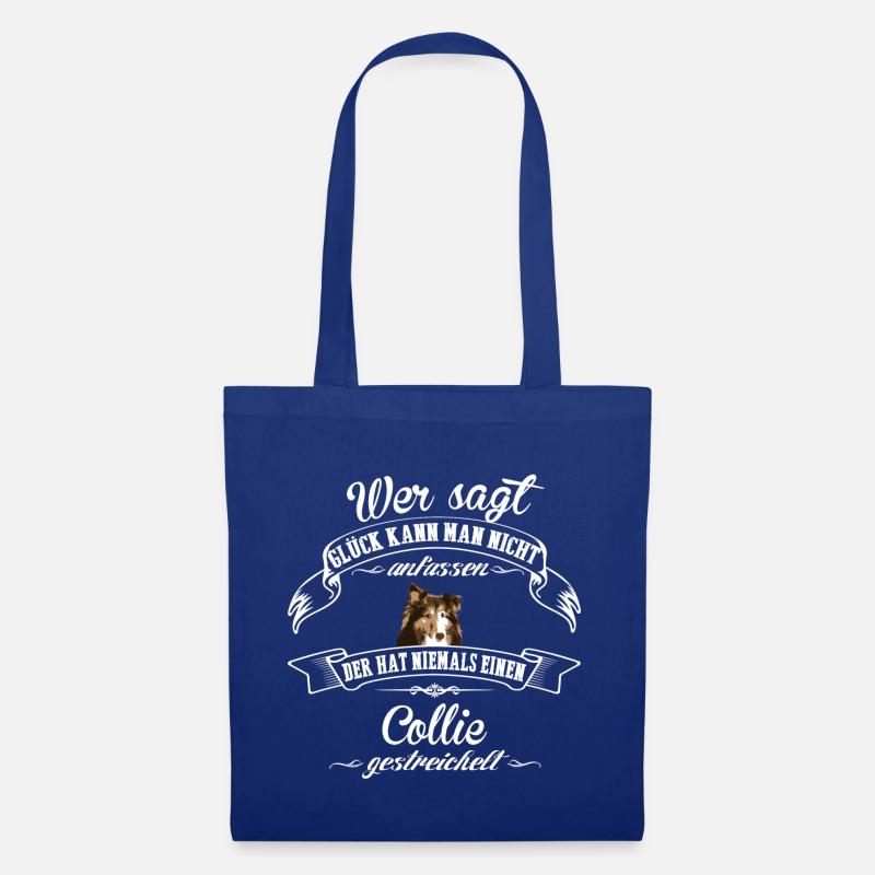 Colli Glück - Stoffbeutel - Royalblau