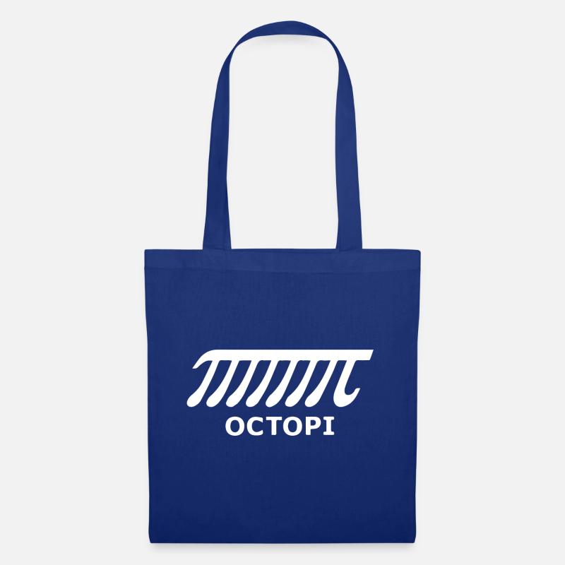 Octopus lustige Sprüche - Stoffbeutel - Royalblau