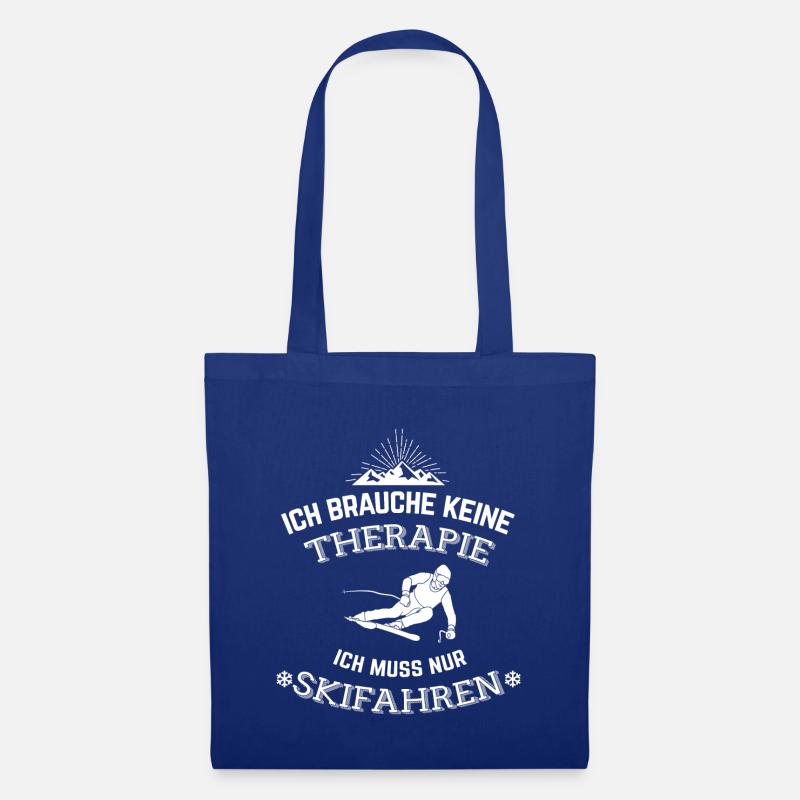 Ski Therapie - Stoffbeutel - Royalblau