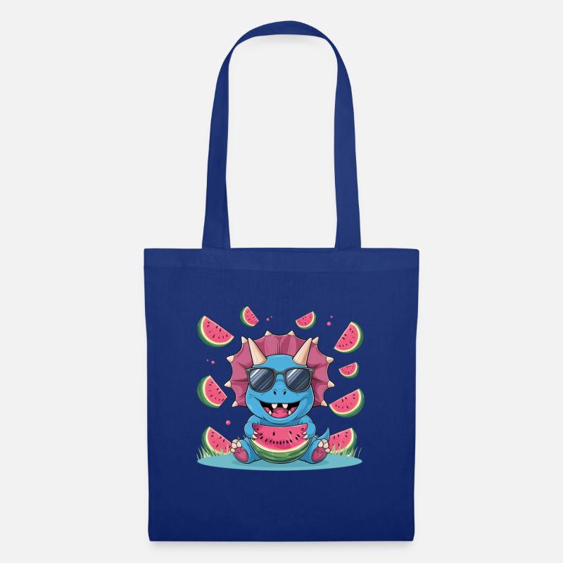 Melonen Monster - Stoffbeutel - Royalblau