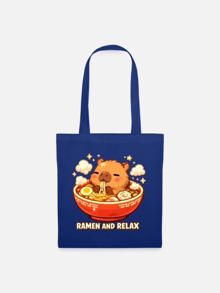 Ramen and Relax - Stoffbeutel - Royalblau