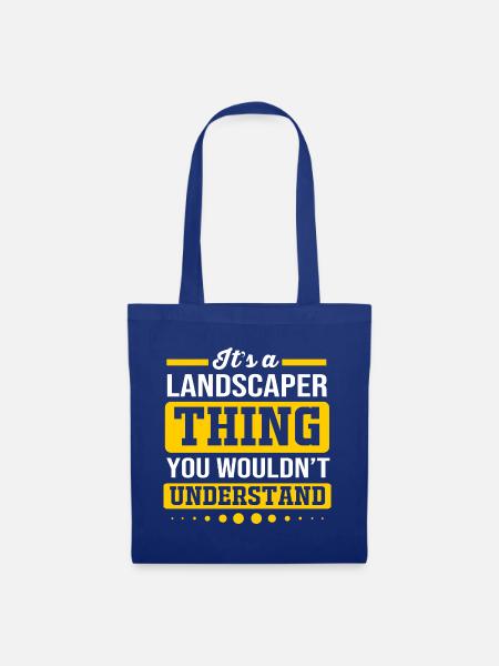 Landschaftsgärtner - Stoffbeutel - Royalblau