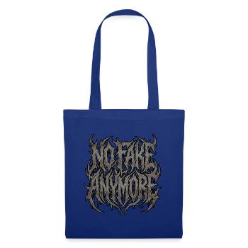 No Fake Heavy Metal - Stoffbeutel - Royalblau - Vorne