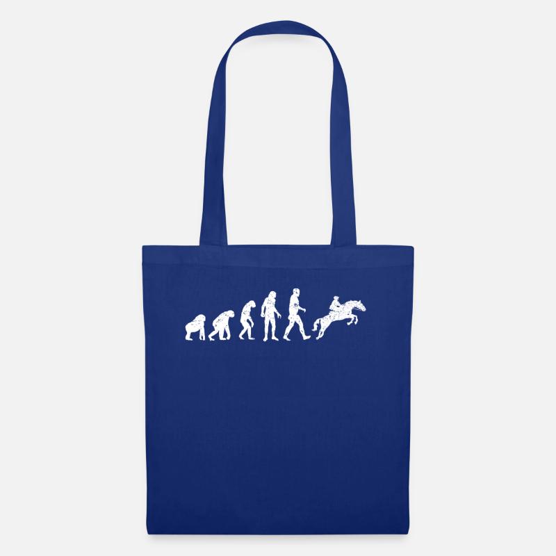 Reiten Evolution - Stoffbeutel - Royalblau
