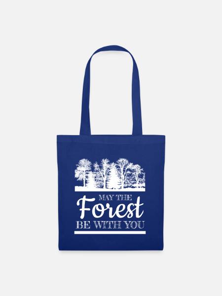 May The Forest Be With You May Fourth Vierter Mai - Stoffbeutel - Royalblau