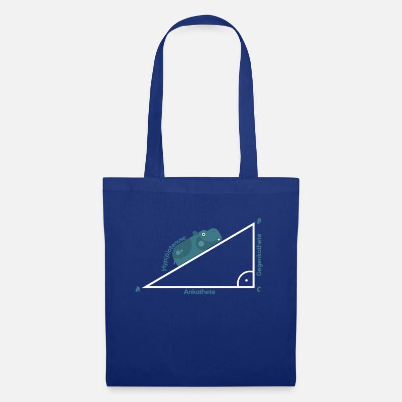 Pythagoras Hypotenuse Mathe Shirt Geschenk - Stoffbeutel - Royalblau