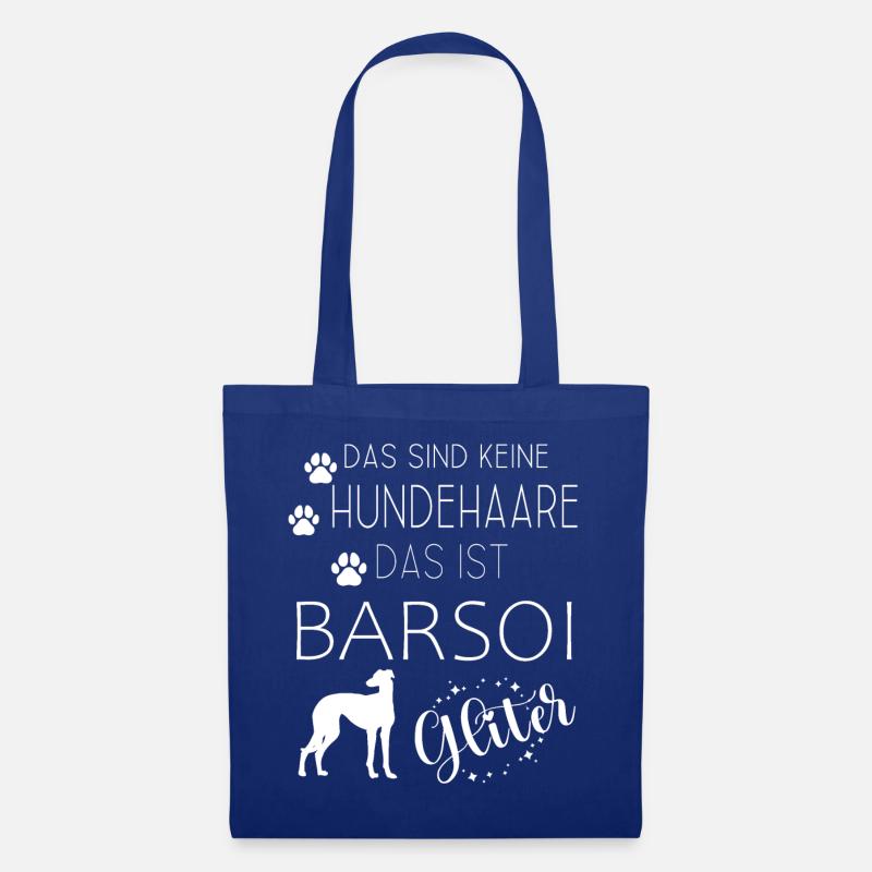 Barsoi Barzala Borsoi Windhunde Hunde - Stoffbeutel - Royalblau