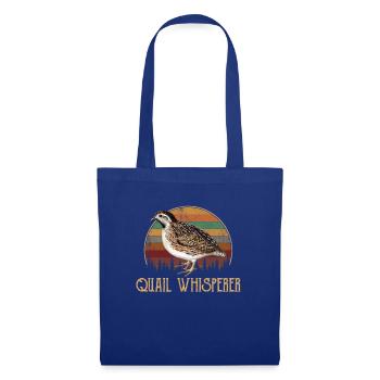 quail whisperer, quail - Stoffbeutel - Royalblau - Vorne