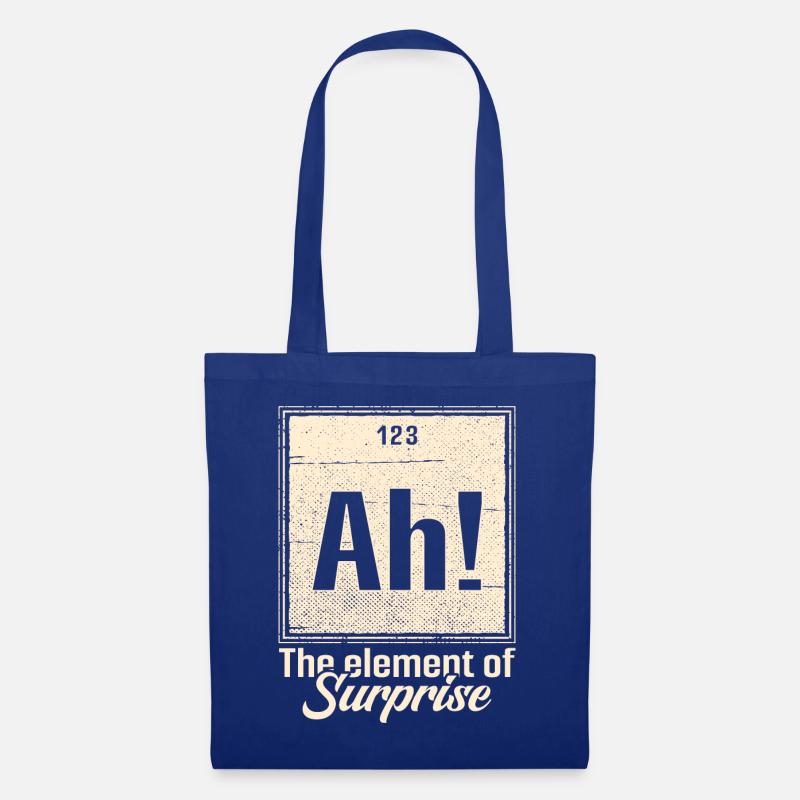 Labor Chemiker Chemie Beruf Element Pun - Stoffbeutel - Royalblau