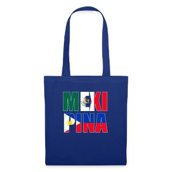 Mexipino Mexican Filipino Mexipino - Stoffbeutel - Royalblau - Vorne