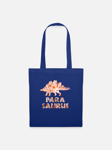 parasaurus, paraprofessional paraeducator - Stoffbeutel - Royalblau