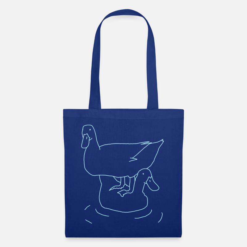 Stapelenten blau - Stoffbeutel - Royalblau