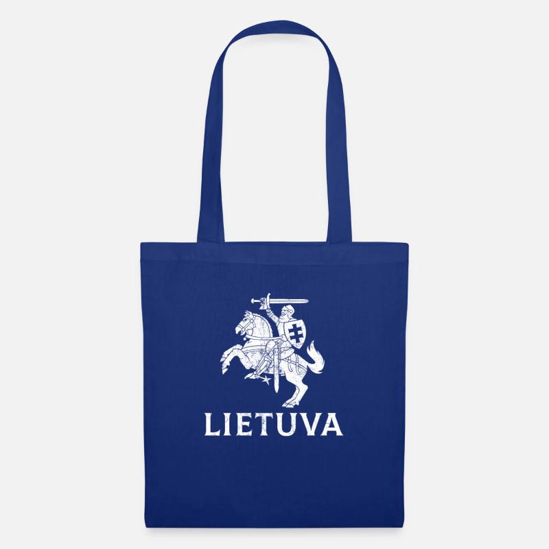 lithuania coat, lietuva lithuania - Stoffbeutel - Royalblau