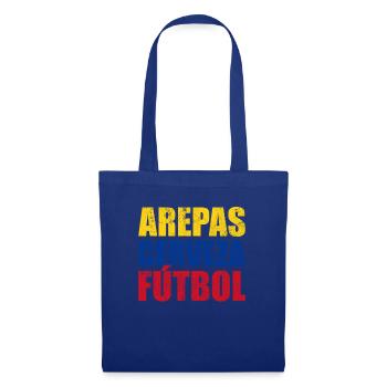 Arepas Cerveza Futbol, Venezuela, Colombia Arepas - Tote Bag - royal blue - Front