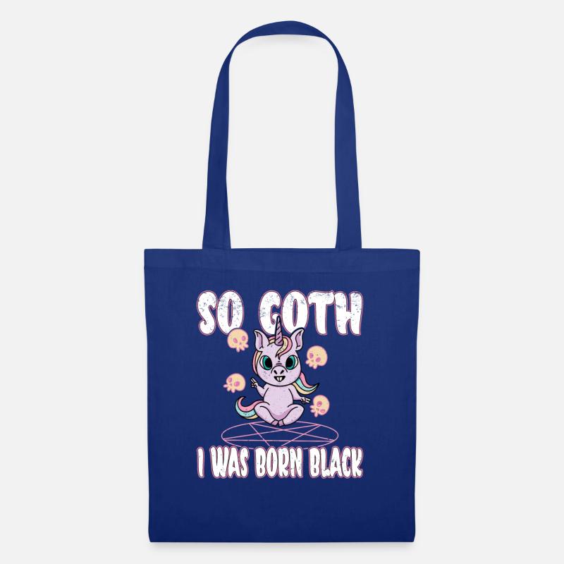 Satan Beelzebub Teufel Gothic Pentagram Mystisch - Stoffbeutel - Royalblau