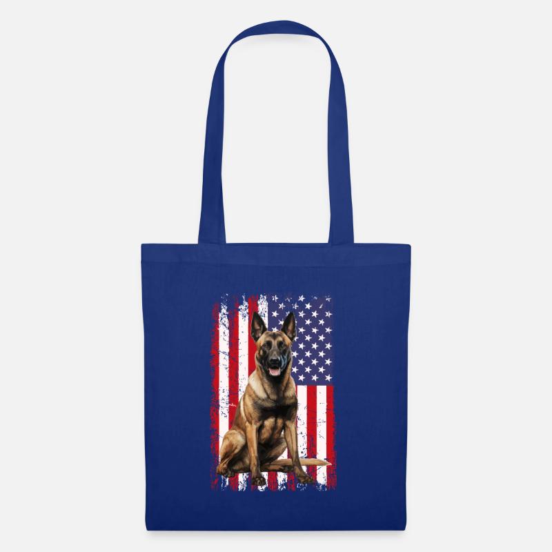 Belgian Malinois - Stoffbeutel - Royalblau