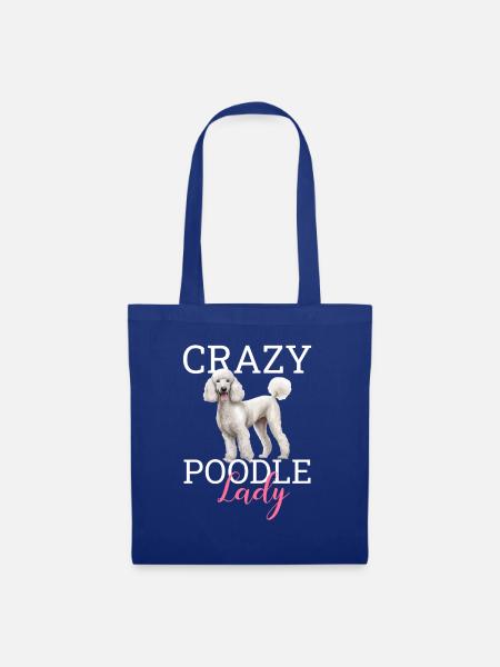 poodle dog - Stoffbeutel - Royalblau