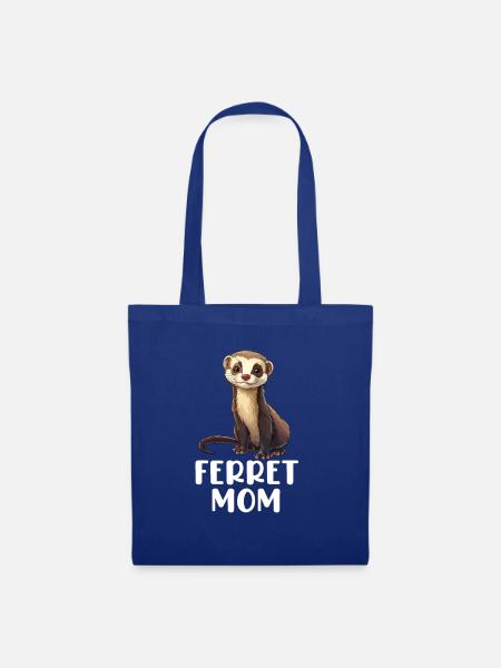 ferret mom - Stoffbeutel - Royalblau