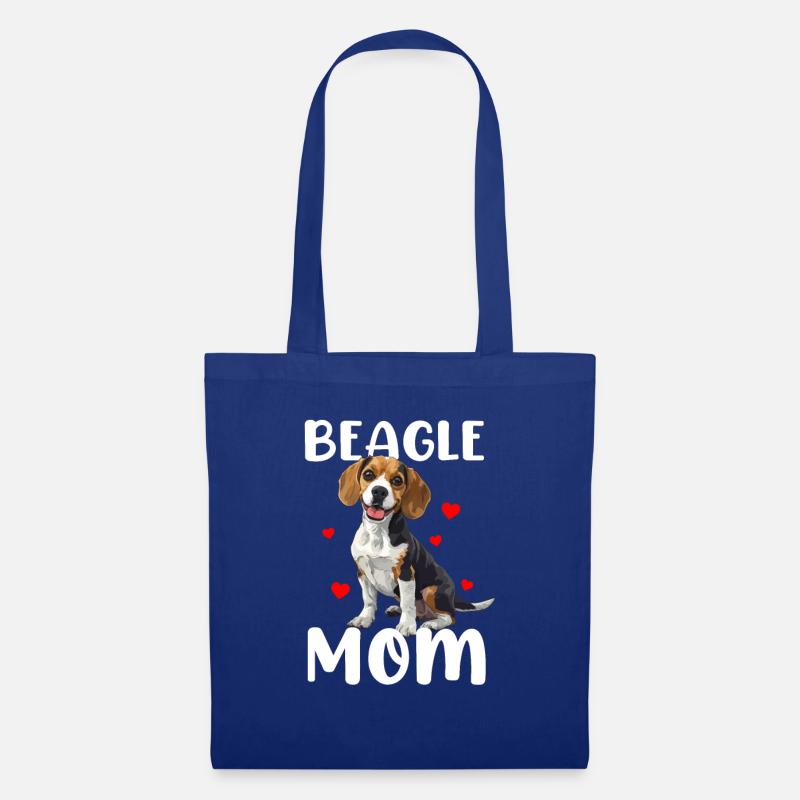 beagle mom beagle - Stoffbeutel - Royalblau