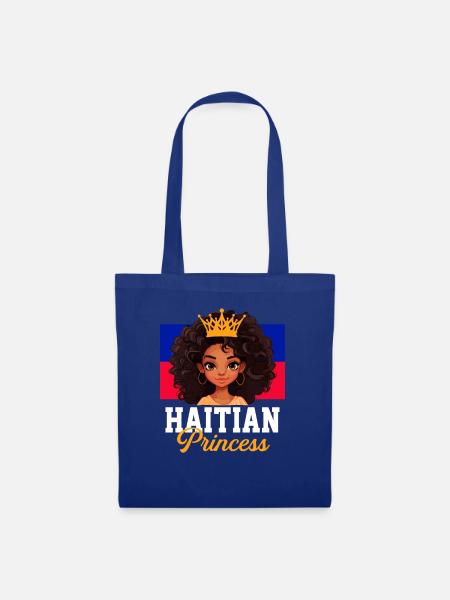 Haitian princess, haiti - Stoffbeutel - Royalblau