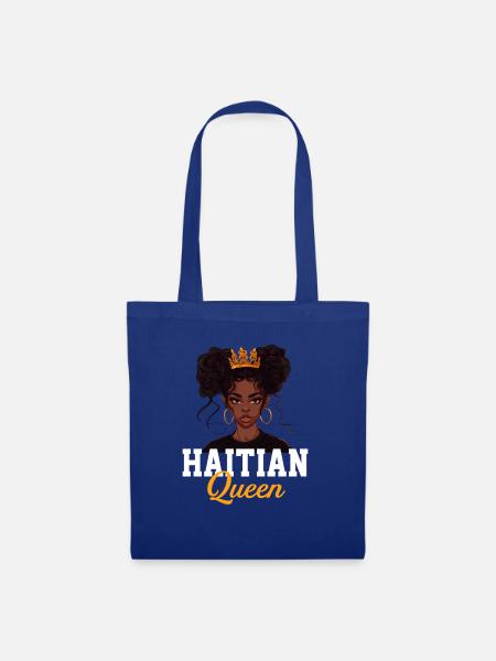 Haitian princess, haiti - Stoffbeutel - Royalblau