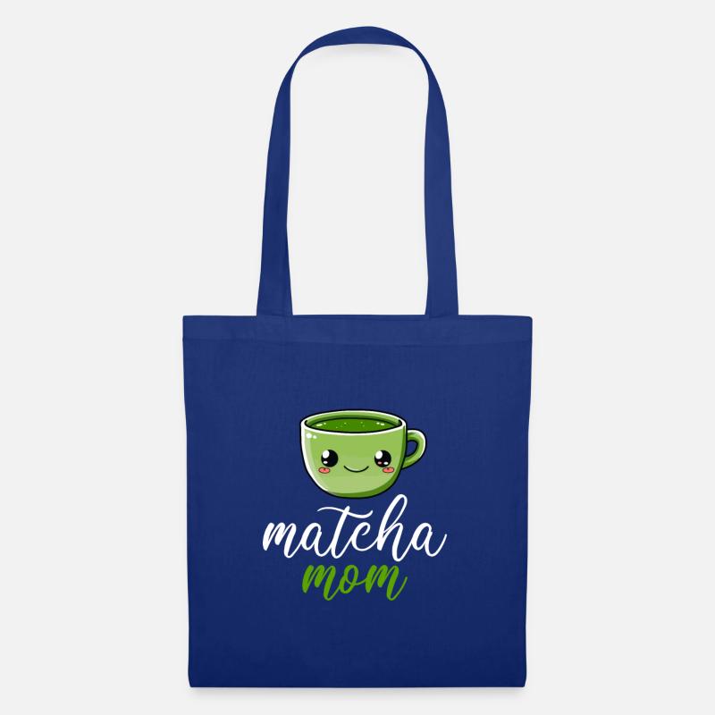 Matcha mom, matcha - Stoffbeutel - Royalblau