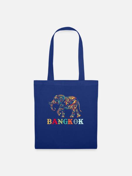 Elephant Thailand - Stoffbeutel - Royalblau