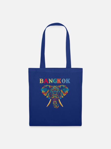 Elephant Thailand - Stoffbeutel - Royalblau