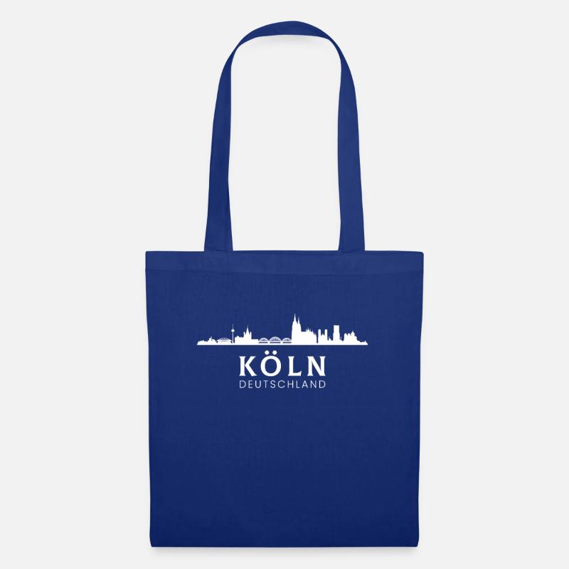 Koln Cologne deutschland germany - Stoffbeutel - Royalblau