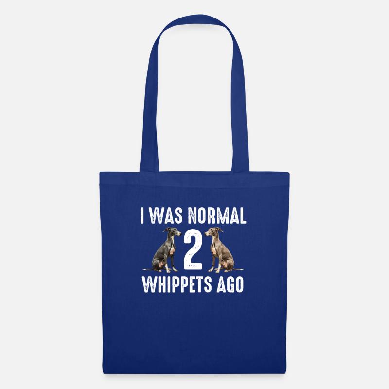 whippet dog - Stoffbeutel - Royalblau