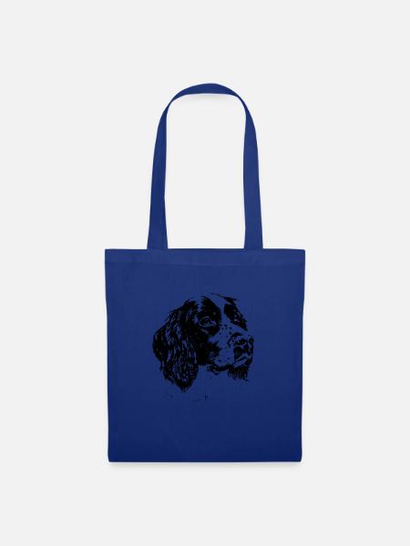 springer spaniel - Stoffbeutel - Royalblau