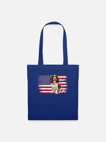 springer spaniel - Stoffbeutel - Royalblau