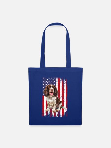 springer spaniel - Stoffbeutel - Royalblau