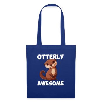 otterly awesome, Otter - Stoffbeutel - Royalblau - Vorne