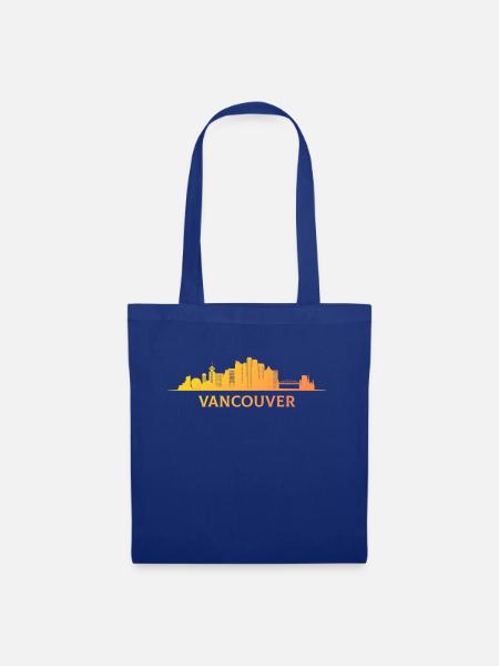Vancouver Canada, canadian - Stoffbeutel - Royalblau