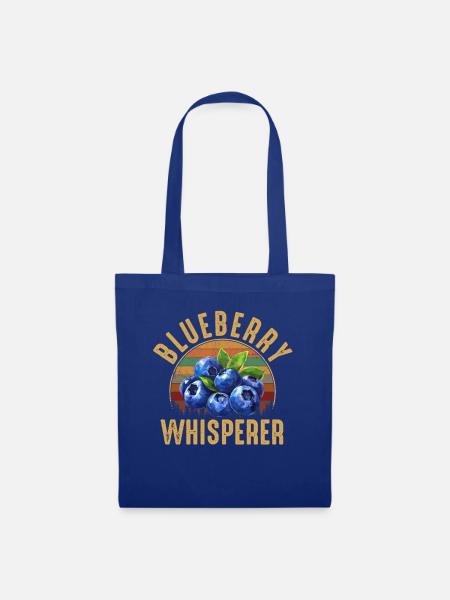 blueberry whisperer, blueberry - Stoffbeutel - Royalblau
